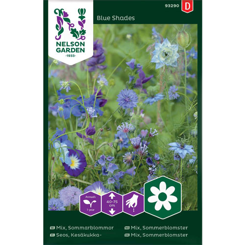 Blue Shades - sommarblomsmix